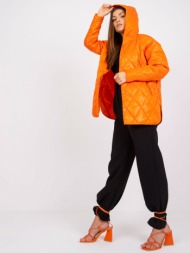 ladies hooded jacket eleanor rue paris - orange