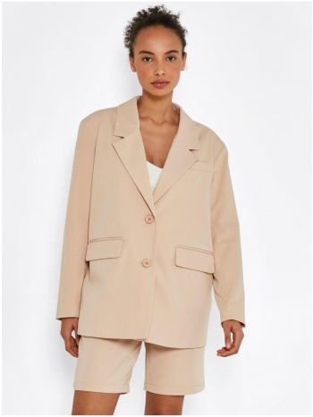 beige oversize jacket noisy may milla - women σε προσφορά