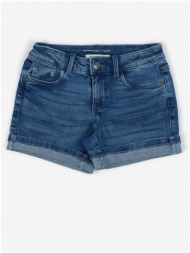blue girls` denim shorts tom tailor - girls