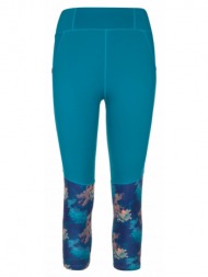 women`s 3/4 fitness leggings kilpi solas-w turquoise