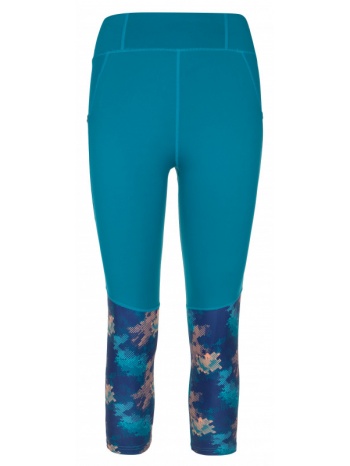 women`s 3/4 fitness leggings kilpi solas-w turquoise σε προσφορά