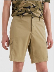beige men`s shorts tommy hilfiger - men