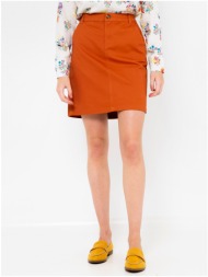 orange skirt camaieu - women