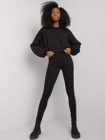 black women`s leggings with stripes elena rue paris σε προσφορά