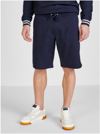 dark blue men`s tracksuit shorts guess - men`s σε προσφορά
