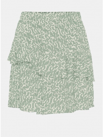 green patterned skirt aware by vero moda hanna - women σε προσφορά