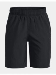 under armour shorts ua woven graphic shorts-blk - guys