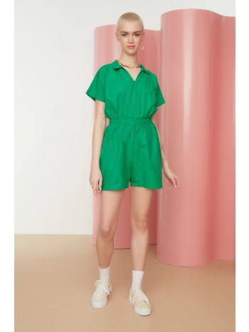 trendyol green zipper detailed jumpsuit σε προσφορά