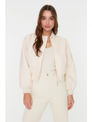trendyol winter jacket - beige - puffer
