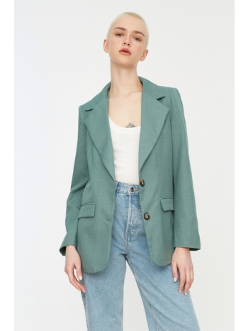 trendyol mint straight belted blazer jacket σε προσφορά