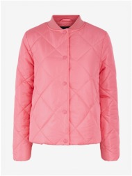 pink quilted jacket pieces bee - women