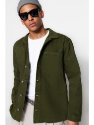 trendyol jacket - khaki - regular fit