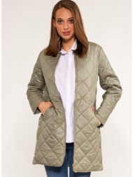monnari woman`s coats quilted coat with stand-up collar
