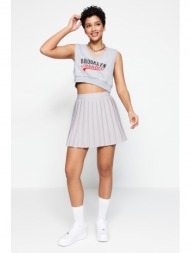 trendyol skirt - gray - mini