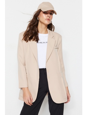 trendyol jacket - beige - oversize σε προσφορά