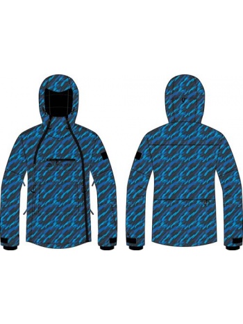 men`s ski jacket with membrane alpine pro ghad electric
