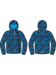 kids ski jacket with membrane alpine pro ghado electric blue lemonade pa variant