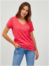 sam73 women`s coral t-shirt sam 73 lumiel - women