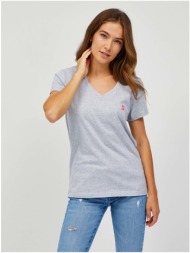 sam73 light grey women`s annealed t-shirt sam 73 lumiel - women