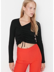 trendyol blouse - black - regular fit