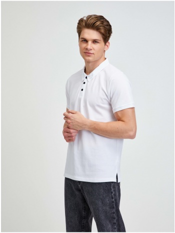 white men`s polo t-shirt alpine pro sedar - men`s σε προσφορά