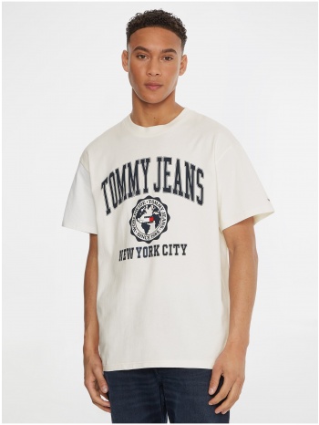 white men`s t-shirt tommy jeans - men σε προσφορά