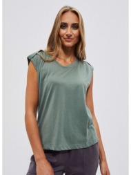 cotton blouse with short sleeves