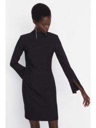 trendyol black sleeve detailed dress