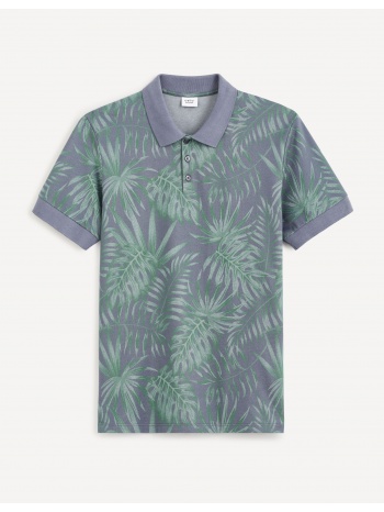 celio polo t-shirt cepalm with leaves - men σε προσφορά