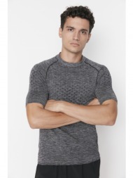 trendyol t-shirt - gray - slim fit