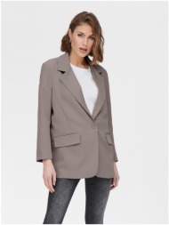 brown oversize jacket only lana berry - women