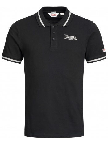 ανδρικό polo μπλουζάκι lonsdale 113923-black σε προσφορά