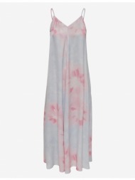 pink-blue patterned midish dress for hangers only tina - women