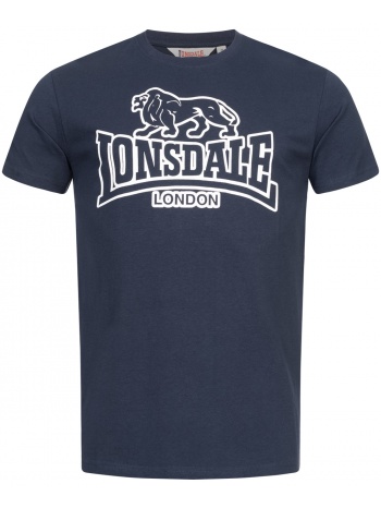 ανδρικό μπλουζάκι lonsdale 117420-marl grey/black σε προσφορά