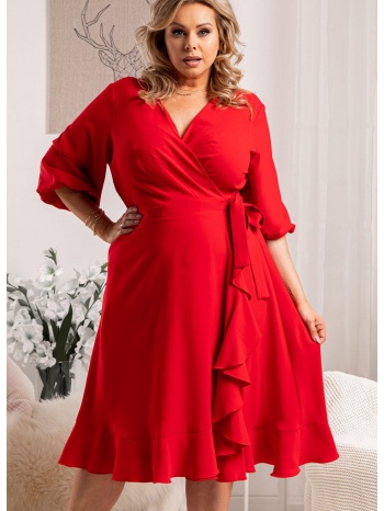 γυναικείο φόρεμα karko red σε προσφορά