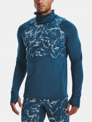 under armour t-shirt ua outrun the cold funnel-blu - men σε προσφορά