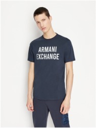 dark blue men`s t-shirt armani exchange - men