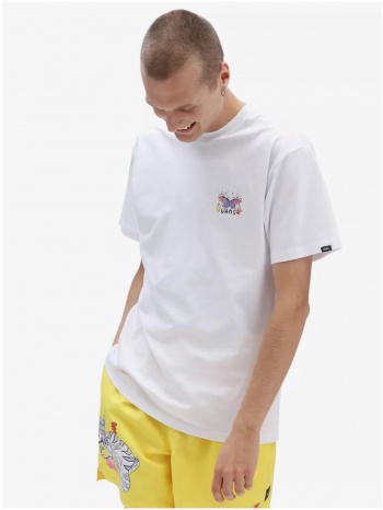 white men`s t-shirt with vans pride print - men`s σε προσφορά