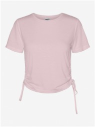 light pink t-shirt noisy may line - women