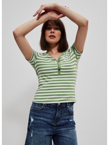 cotton blouse with stripes σε προσφορά