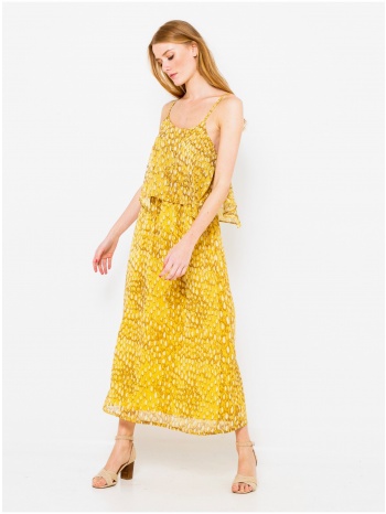 γυναικείο φόρεμα camaieu yellow abstract σε προσφορά