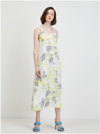 green-white women`s patterned maxi-dresses calvin klein σε προσφορά