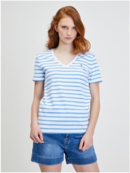 blue-white women`s striped t-shirt tommy hilfiger - women