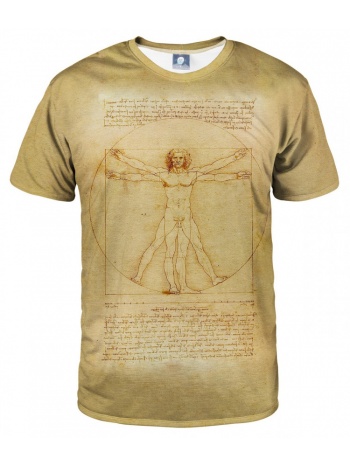 aloha from deer unisex`s vitruvian man t-shirt tsh afd497 σε προσφορά