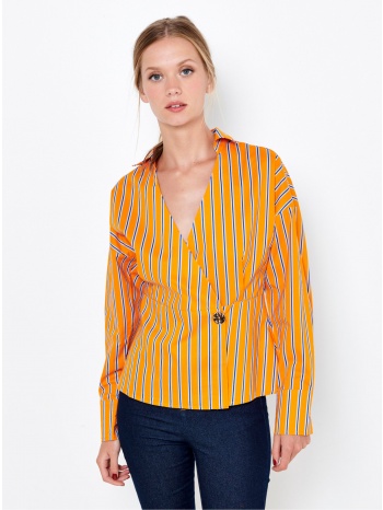 orange striped blouse camaieu - women σε προσφορά
