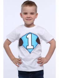 boys` t-shirt with white number
