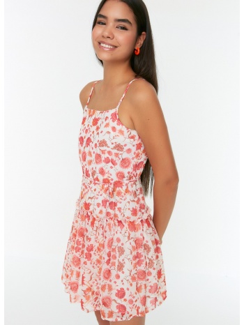 trendyol pink floral pattern dress σε προσφορά