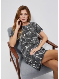 linen dress with print