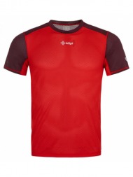 men`s running t-shirt kilpi cooler-m red