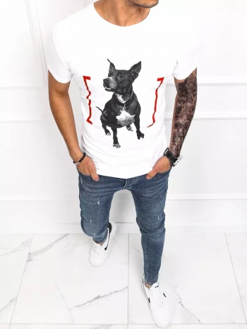 white men`s t-shirt dstreet with print σε προσφορά